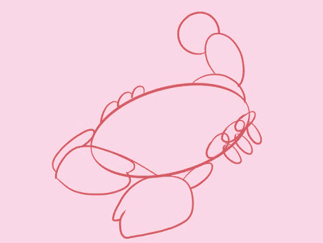 نقاشی کودکانه عقرب نقاشی کودکانه عقرب