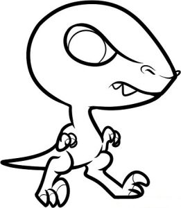 نقاشی کودکانه دایناسور نقاشی کودکانه دایناسور