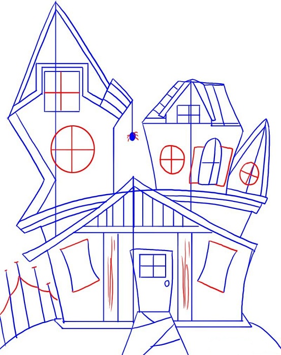 howtodrawaspookyhousestep5_1_000000003850_5 کودکان
