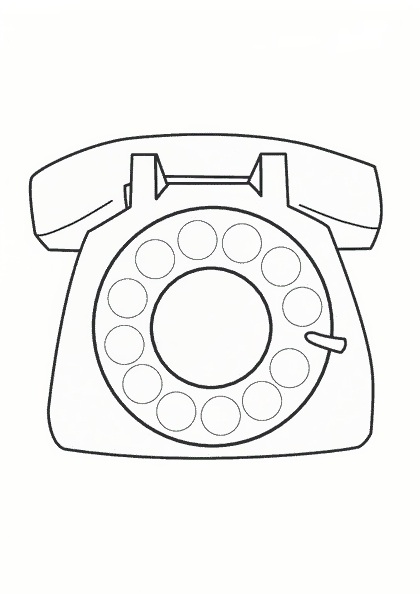 نقاشی کودکانه تلفن نقاشی کودکانه تلفن