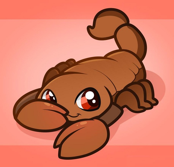 نقاشی کودکانه عقرب نقاشی کودکانه عقرب