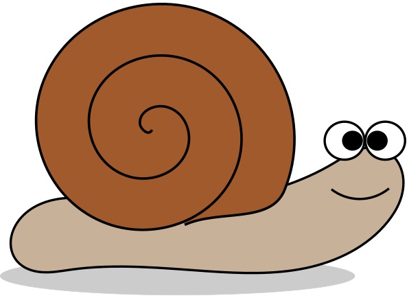 نقاشی کودکانه حلزون